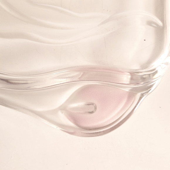 Vintage Mikasa Soft Pink Calla Lily Canapé Dish 16.5" - Picture 4 of 14